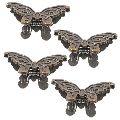 LOLIPPYY 4 Stück Teiliges Büroklammern Schmetterlings Design Stabile Clips für Dokumente Fotos und Notizen Vielseitig Einsetzbar Eleganter Zinklegierungsgriff für Büro und Schule LOLIPPYY 4 Stück Teiliges Büroklammern Schmetterlings Design Stabile Clips für Dokumente Fotos und Notizen Vielseitig Einsetzbar Eleganter Zinklegierungsgriff für Büro und Schule von LOLIPPYY