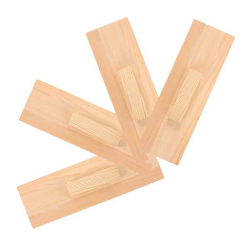 LOLIPPYY 4 Stück Teiliges Holzseifenformen-deckel Rechteckiger Langlebig und Staubdicht für DIY Kalte Seifenherstellung Passend für Rechteckige Seifenformen von LOLIPPYY