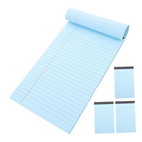 LOLIPPYY 4 Stück Teiliges Legal Pad Set Abreißbares Liniertes Notizbuch Schreibblock Memo Pad Kompakter Leichter Notizzettel für Büro und Alltag Modernes Design Einfach zu Transportieren LOLIPPYY 4 Stück Teiliges Legal Pad Set Abreißbares Liniertes Notizbuch Schreibblock Memo Pad Kompakter Leichter Notizzettel für Büro und Alltag Modernes Design Einfach zu Transportieren von LOLIPPYY