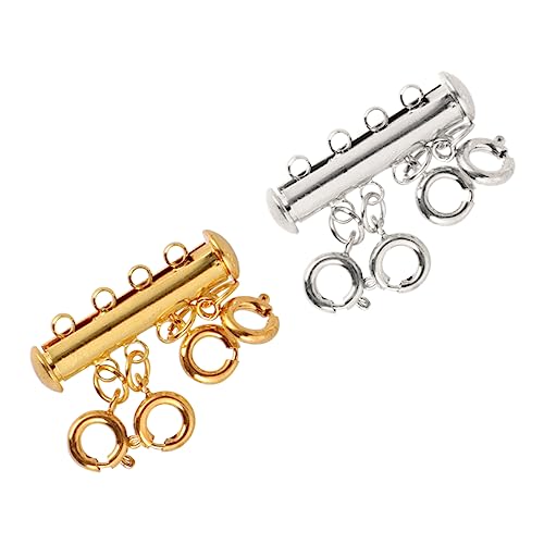 LOLIPPYY 4 Stück Teiliges Magnetverschluss für Mehrlagige Verbindungselemente Kupfer für Diy Schmuckherstellung Leicht Rostfrei für Armbänder und Accessoires LOLIPPYY 4 Stück Teiliges Magnetverschluss für Mehrlagige Verbindungselemente Kupfer für Diy Schmuckherstellung Leicht Rostfrei für Armbänder und Accessoires von LOLIPPYY