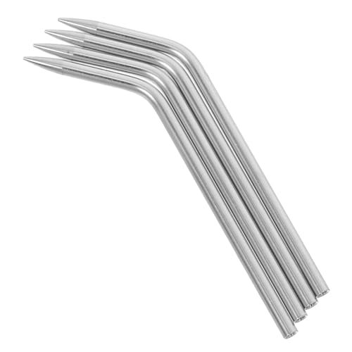 LOLIPPYY 4 Stück Teiliges Paracord-nadel Edelstahl Ergonomisch Gebogene Nadeln für Präzises Umbrella Rope Weben Vielseitige Diy-werkzeuge für Seil Flechtprojekte im Outdoor-bereich von LOLIPPYY