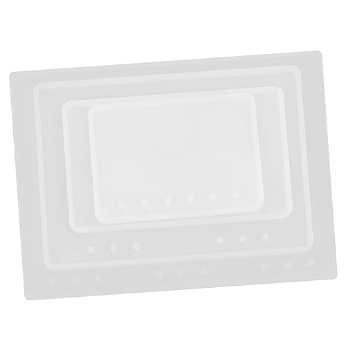 LOLIPPYY 4 Stück Teiliges Silikon Gießform für DIY Basteln Kristallklares Epoxidharz Formen für Notizbuch Widerstandsfähige Praktische Casting Mold für Personalisierte Kunsthandwerke LOLIPPYY 4 Stück Teiliges Silikon Gießform für DIY Basteln Kristallklares Epoxidharz Formen für Notizbuch Widerstandsfähige Praktische Casting Mold für Personalisierte Kunsthandwerke von LOLIPPYY