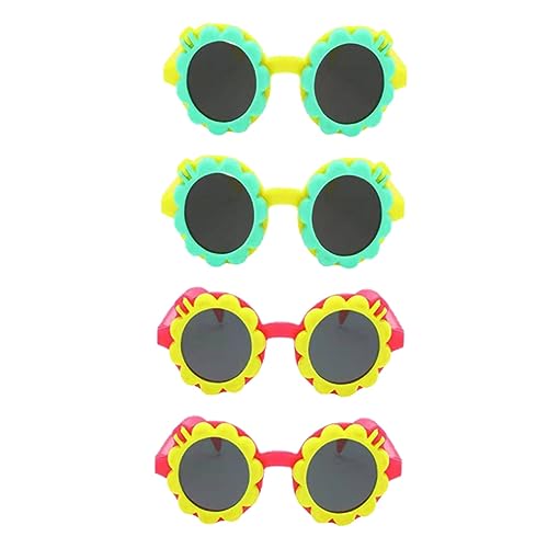 LOLIPPYY 4 Stück Teiliges Sonnenbrillen mit Sonnenblumen Design Lustige und Kreative Brillen für Partys Fotos und Sommerreisen Mitgebsel LOLIPPYY 4 Stück Teiliges Sonnenbrillen mit Sonnenblumen Design Lustige und Kreative Brillen für Partys Fotos und Sommerreisen Mitgebsel von LOLIPPYY
