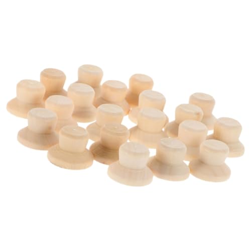 LOLIPPYY 40 Stück Teiliges DIY Unbemalte Holzpuppenhüte aus Robustem Holz Bemalbare Puppenhüte für Kinderhandwerk Kreative Bastelmaterialien für Puppen als und Dekoration LOLIPPYY 40 Stück Teiliges DIY Unbemalte Holzpuppenhüte aus Robustem Holz Bemalbare Puppenhüte für Kinderhandwerk Kreative Bastelmaterialien für Puppen als und Dekoration von LOLIPPYY