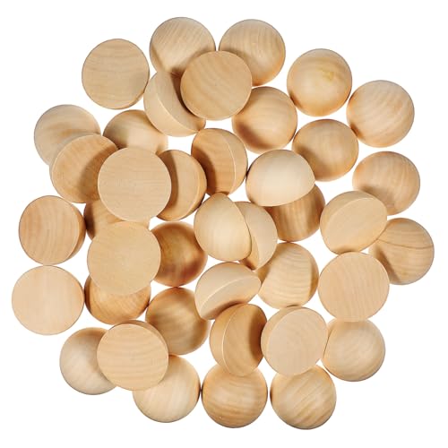 LOLIPPYY 40 Stück Teiliges Halbe Holzkugeln Naturbelassen zum Basteln Blanke Holzhalbkugeln zum Bemalen Dekorieren und Schmuckherstellung Vielseitige Holzperlen für DIY Kunstprojekte LOLIPPYY 40 Stück Teiliges Halbe Holzkugeln Naturbelassen zum Basteln Blanke Holzhalbkugeln zum Bemalen Dekorieren und Schmuckherstellung Vielseitige Holzperlen für DIY Kunstprojekte von LOLIPPYY