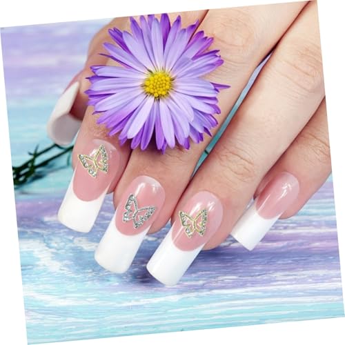 LOLIPPYY 40 Stück Teiliges Nail Charms Metall Schmetterlinge Nageldekorationen Langlebig Strahlend für Professionelle Maniküre und DIY Nail Art Zubehör LOLIPPYY 40 Stück Teiliges Nail Charms Metall Schmetterlinge Nageldekorationen Langlebig Strahlend für Professionelle Maniküre und DIY Nail Art Zubehör von LOLIPPYY
