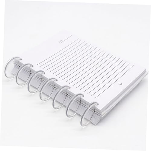 LOLIPPYY 40 Stück Teiliges Transparente Langlebige Binderinge für Discbound notizbücher Planer und Scrapbooks Vielseitige Erweiterungsscheiben für Einfache Organisation von LOLIPPYY