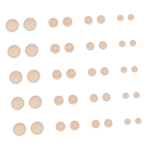 LOLIPPYY 40 Stück Unvollendete Holzperlen Halbrunde Holz Kugeln für DIY Projekte Bastelbedarf Sichere und Langlebige Holzmaterialien für Kreative Dekorationen LOLIPPYY 40 Stück Unvollendete Holzperlen Halbrunde Holz Kugeln für DIY Projekte Bastelbedarf Sichere und Langlebige Holzmaterialien für Kreative Dekorationen von LOLIPPYY
