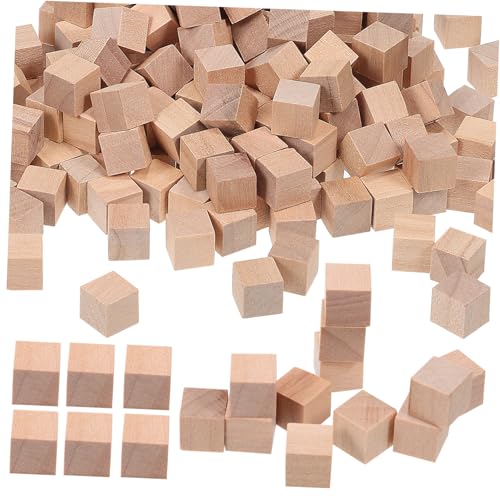 LOLIPPYY 400 Stück Teiliges Holzklötzchen aus Hochwertigem Lotus Holz Unbehandelte Quadratische Bastelwürfel Glatte Oberfläche Sichere Kleine Holzbausteine zum Bemalen Basteln und Kreativen LOLIPPYY 400 Stück Teiliges Holzklötzchen aus Hochwertigem Lotus Holz Unbehandelte Quadratische Bastelwürfel Glatte Oberfläche Sichere Kleine Holzbausteine zum Bemalen Basteln und Kreativen von LOLIPPYY