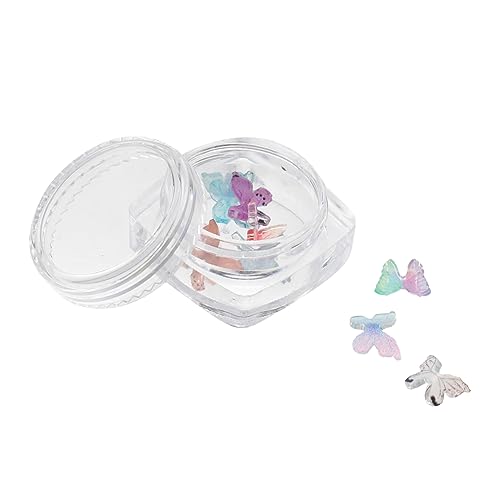 LOLIPPYY 40Stücke Nageldekorationen Mischfarben Glänzende Maniküreschmuck Für Nagelkunst DIY Nailart Einfach Anzuwenden Für Anfänger von LOLIPPYY