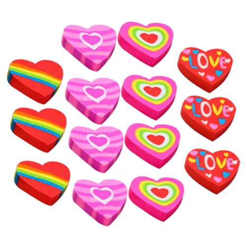 LOLIPPYY 48 Stück Teiliges Bunte Radiergummis für Herzform Kleine Mini radierer Leicht und Sicher für Schüler Büro Künstlerbedarf LOLIPPYY 48 Stück Teiliges Bunte Radiergummis für Herzform Kleine Mini radierer Leicht und Sicher für Schüler Büro Künstlerbedarf von LOLIPPYY