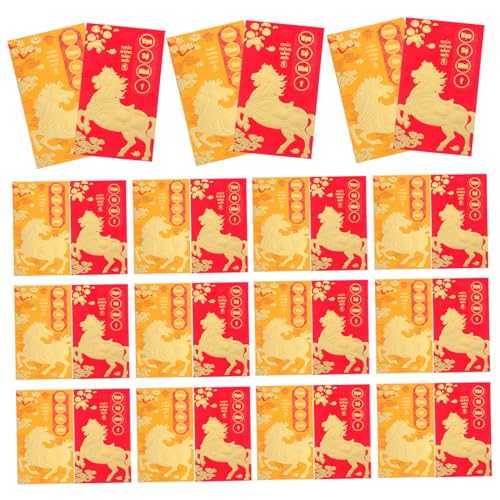 LOLIPPYY 48 Stück Vietnamesische Rote Umschläge Jahr Des Pferdes Glückliche Geldumschläge Lai See Hong Bao Langformat Rot und Weiche Papierqualität Für Neujahrsfeier Geburtstagsgeschenke LOLIPPYY 48 Stück Vietnamesische Rote Umschläge Jahr Des Pferdes Glückliche Geldumschläge Lai See Hong Bao Langformat Rot und Weiche Papierqualität Für Neujahrsfeier Geburtstagsgeschenke von LOLIPPYY