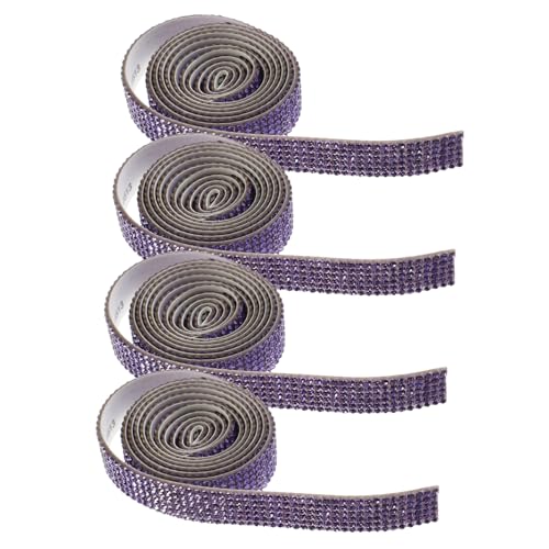 LOLIPPYY 4Rollen DIY Strass Applikationen für Brautgürtel Teiliges Traumviolett Selbstklebend für Hochzeitskleider und Nähprojekte Einfach Anzuwenden LOLIPPYY 4Rollen DIY Strass Applikationen für Brautgürtel Teiliges Traumviolett Selbstklebend für Hochzeitskleider und Nähprojekte Einfach Anzuwenden von LOLIPPYY