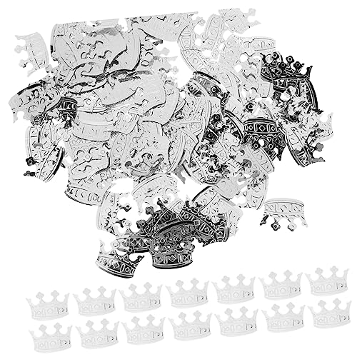 LOLIPPYY 4er-packung Party Konfetti Hochzeitsdusche Dekorationen Party-hochzeit Brautduschendekorationen Hochzeitsdekor Geburtstags-tischstreuung Hochzeitsfeierdekorationen Krone Silber Pvc LOLIPPYY 4er-packung Party Konfetti Hochzeitsdusche Dekorationen Party-hochzeit Brautduschendekorationen Hochzeitsdekor Geburtstags-tischstreuung Hochzeitsfeierdekorationen Krone Silber Pvc von LOLIPPYY