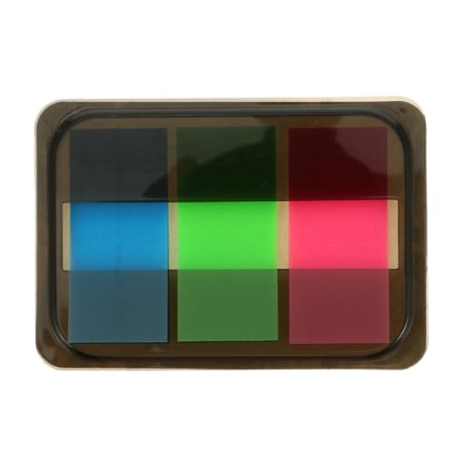 LOLIPPYY 5 Boxen Praktische Selbstklebende Index sticker Haftnotizen Farbige Memo Pads zum Organisieren Beschriften Markieren von Dokumenten Büchern und Notizbüchern Leicht Zufällige Farbe von LOLIPPYY