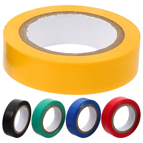 LOLIPPYY 5 Rollen Buntes Elektrisches Isolierband Flammhemmend Wasserfest Stark Klebend Isolierendes Pvc klebeband für Innenbereich Vielseitig für Kabel Leitungen Reparaturen Sicher und LOLIPPYY 5 Rollen Buntes Elektrisches Isolierband Flammhemmend Wasserfest Stark Klebend Isolierendes Pvc klebeband für Innenbereich Vielseitig für Kabel Leitungen Reparaturen Sicher und von LOLIPPYY