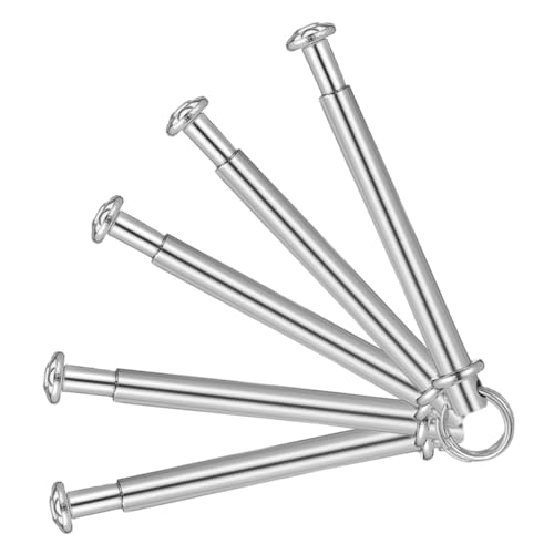 LOLIPPYY 5 Sätze Faltventilator Reparaturset Metallnieten Schrauben für Handventilatoren Zubehör für Einfache Reparatur von Faltfächern Robuste Rostfreie Materialien für DIY Fan Reparaturen von LOLIPPYY