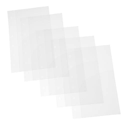 LOLIPPYY 5 Stück Budget Binder Inserts Teiliges Transparente Doppellagige Taschen aus Mattiertem PP Vielseitige Aufbewahrung für Bargeld Karten Notizen Kompatibel mit Ringordnern für LOLIPPYY 5 Stück Budget Binder Inserts Teiliges Transparente Doppellagige Taschen aus Mattiertem PP Vielseitige Aufbewahrung für Bargeld Karten Notizen Kompatibel mit Ringordnern für von LOLIPPYY
