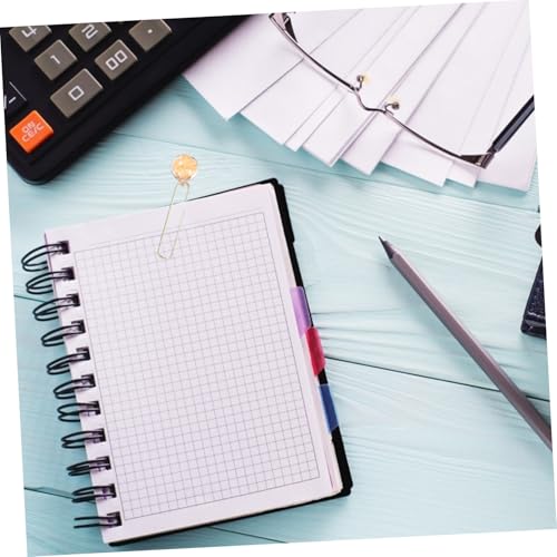 LOLIPPYY 5 Stück Dekorative Büroklammern Metallgold Sterne Paper Clips für Büro Schule Dokumentenorganisation Stabile Klemmbrett Metallklammern Vielseitig Einsetzbar LOLIPPYY 5 Stück Dekorative Büroklammern Metallgold Sterne Paper Clips für Büro Schule Dokumentenorganisation Stabile Klemmbrett Metallklammern Vielseitig Einsetzbar von LOLIPPYY