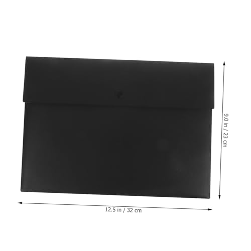 LOLIPPYY 5 Stück Dokumententaschen Kunststoff Dokumentenmappe mit Druckknopf Verschluss Große Kapazität Bruchsicheres Abs Material Praktische Büro und Schul Organizer für Akten und von LOLIPPYY