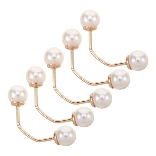 LOLIPPYY 5 Stück Metallknöpfe mit Künstlicher Perle Versteckter Sicherheitsverschluss Antirutschfest Runde Dekorative Broschenknöpfe für Frauen Geeignet für Blusen Kleider Strickjacken LOLIPPYY 5 Stück Metallknöpfe mit Künstlicher Perle Versteckter Sicherheitsverschluss Antirutschfest Runde Dekorative Broschenknöpfe für Frauen Geeignet für Blusen Kleider Strickjacken von LOLIPPYY