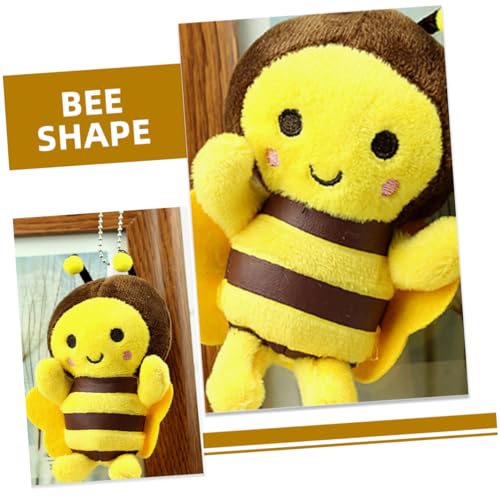 LOLIPPYY 5 Stück Plüsch Bienen Schlüsselanhänger Weich Flauschig als Taschenanhänger Rucksack Deko Niedliches Kuscheltier Accessoire für Erwachsene Party Mitgebsel LOLIPPYY 5 Stück Plüsch Bienen Schlüsselanhänger Weich Flauschig als Taschenanhänger Rucksack Deko Niedliches Kuscheltier Accessoire für Erwachsene Party Mitgebsel von LOLIPPYY