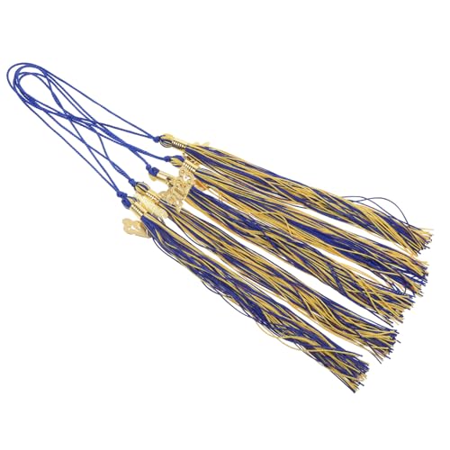 LOLIPPYY 5 Stück Teiliges Doktorhut Quasten mit Jahreszahl Anhänger Leichte Langlebige Abschluss Dekoration für Master Bachelor Abiturfeier Praktische und Abschlusskappen Accessoires von LOLIPPYY