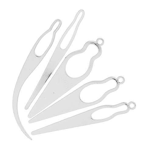 LOLIPPYY 5 Stück Teiliges Haarschmuck für Zöpfe Dreadlock Häkelnadeln für Individuelles Haarstyling Ergonomisch und Robust für Handwerk und Haarverlängerungen von LOLIPPYY