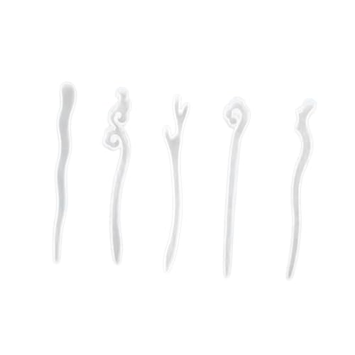 LOLIPPYY 5 Stück Teiliges Hairpin Silikonformen für DIY Schmuckherstellung Flexible Wiederverwendbare Gießformen mit Spiegelnder Oberfläche Hitzebeständig Leicht zu Reinigen für LOLIPPYY 5 Stück Teiliges Hairpin Silikonformen für DIY Schmuckherstellung Flexible Wiederverwendbare Gießformen mit Spiegelnder Oberfläche Hitzebeständig Leicht zu Reinigen für von LOLIPPYY