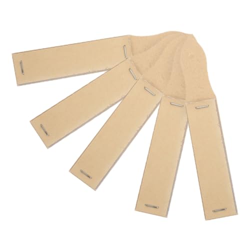 LOLIPPYY 5 Stück Teiliges Schleifpapier für Bleistiftspitzen Langlebiges Sandpapier aus Papiermaterial Effizienter Anspitzer für Künstler Pastell und Zeichenstifte Schont Zeichenpapier und von LOLIPPYY