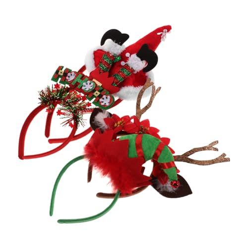 LOLIPPYY 5stücke Teiliges Weihnachts-stirnbänder Mit Cartoon-design Für Erwachsene Und Lustige Kopfbedeckung Für Festlichkeiten Partys Und Fotoshootings Wiederverwendbar Und Bequem von LOLIPPYY