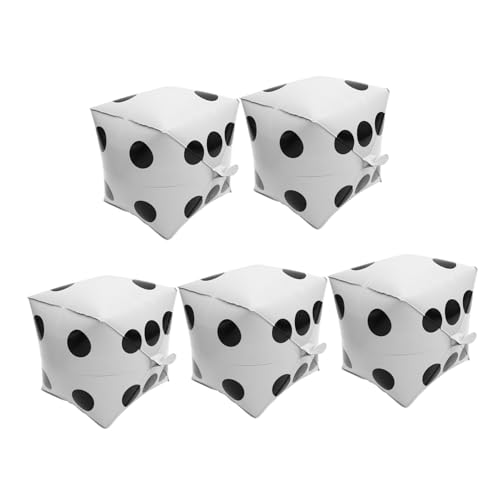 LOLIPPYY 5 Stück Würfel Luftballons aus Aluminiumfolie Große Würfel Form Kreative Party Deko für Spielabend und Motto Langlebige und Leichte Folienballons für Spielevents LOLIPPYY 5 Stück Würfel Luftballons aus Aluminiumfolie Große Würfel Form Kreative Party Deko für Spielabend und Motto Langlebige und Leichte Folienballons für Spielevents von LOLIPPYY