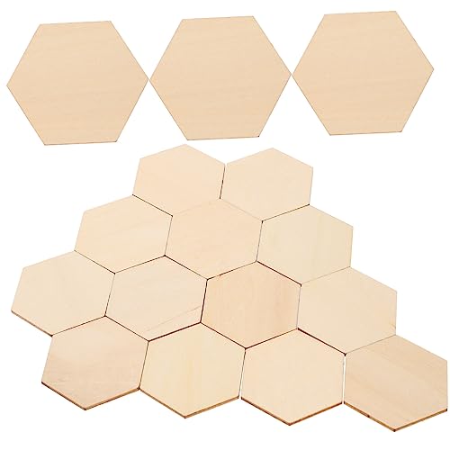 LOLIPPYY 50 Stück Beech Wooden Hexagon Shapes Diy Holzverzierungen für Hochzeiten Geburtstagsfeiern und Weihnachten für Bastelprojekte und Dekorationen LOLIPPYY 50 Stück Beech Wooden Hexagon Shapes Diy Holzverzierungen für Hochzeiten Geburtstagsfeiern und Weihnachten für Bastelprojekte und Dekorationen von LOLIPPYY