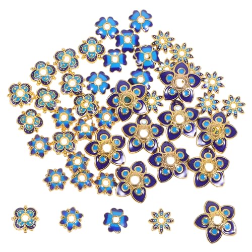 LOLIPPYY 50 Stück Blütenblatt-perlenkappen, Zinklegierung, Abstandshalter, Kegelförmige Metall-blumen-endkappen Für Diy-ohrringe, Armbänder, Schmuckherstellung LOLIPPYY 50 Stück Blütenblatt-perlenkappen, Zinklegierung, Abstandshalter, Kegelförmige Metall-blumen-endkappen Für Diy-ohrringe, Armbänder, Schmuckherstellung von LOLIPPYY