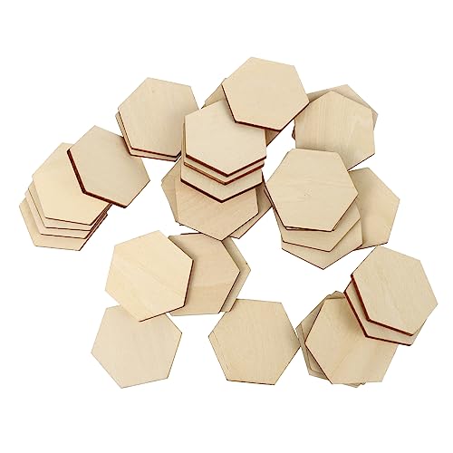 LOLIPPYY 50 Stück Buchenholz Sechseckige Holzstücke Dekorationen für Diy Handwerk Hochzeiten Geburtstagsfeiern und Weihnachten Einzigartige Holzornamente für Projekte LOLIPPYY 50 Stück Buchenholz Sechseckige Holzstücke Dekorationen für Diy Handwerk Hochzeiten Geburtstagsfeiern und Weihnachten Einzigartige Holzornamente für Projekte von LOLIPPYY