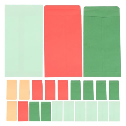 LOLIPPYY 50 Stück Bunte Papierumschläge Geldumschläge Budget Umschläge Vielseitige Kleine Aufbewahrungstaschen für Bargeld Karten Schmuck DIY Blanko Umschläge Handlich Leicht Transportabel von LOLIPPYY