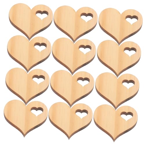 LOLIPPYY 50 Stück Holzherzen zum Basteln Herzförmige Holzplättchen Unbearbeitete Holz Chips für DIY Deko Tischdeko Hochzeit Valentinstag Handgemachte Holzornamente LOLIPPYY 50 Stück Holzherzen zum Basteln Herzförmige Holzplättchen Unbearbeitete Holz Chips für DIY Deko Tischdeko Hochzeit Valentinstag Handgemachte Holzornamente von LOLIPPYY