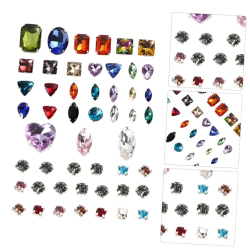 LOLIPPYY 50 Stück Kristall Klaue Rhinestones für DIY Nähprojekte Tropfenform mit Silberner Flachbasis Mischfarben für Bekleidungszubehör Einfach Anzubringen und Funkelnd LOLIPPYY 50 Stück Kristall Klaue Rhinestones für DIY Nähprojekte Tropfenform mit Silberner Flachbasis Mischfarben für Bekleidungszubehör Einfach Anzubringen und Funkelnd von LOLIPPYY