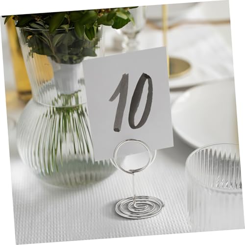 LOLIPPYY 50 Stück Metall Kartenhalter Tischkartenhalter Namenskartenhalter Memo Clip Fotohalter für Hochzeit Party Restaurant Banquet Vielseitig Praktisch und Langlebig Silberfarben LOLIPPYY 50 Stück Metall Kartenhalter Tischkartenhalter Namenskartenhalter Memo Clip Fotohalter für Hochzeit Party Restaurant Banquet Vielseitig Praktisch und Langlebig Silberfarben von LOLIPPYY
