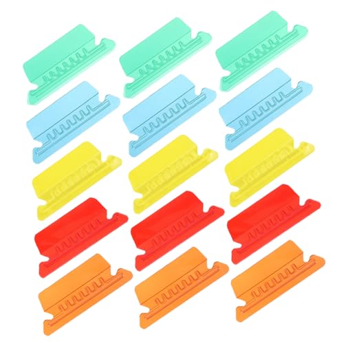 LOLIPPYY 50 Stück Teiliges Farbige Dateiordner Registerkarten Abnehmbare Hängeregister Sichtreiter Vielseitige File Folder Tabs für Büro Schule Archivierung Einfache und Praktische von LOLIPPYY