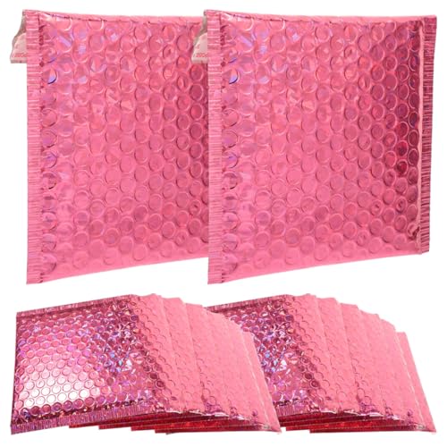 LOLIPPYY 50 Stück Teiliges Gepolsterte Versandtaschen Rosa Selbstklebende Luftpolster versandbeutel mit Stoßdämpfender Schaumstofffüllung Kleine Verpackungstaschen für Sicheren LOLIPPYY 50 Stück Teiliges Gepolsterte Versandtaschen Rosa Selbstklebende Luftpolster versandbeutel mit Stoßdämpfender Schaumstofffüllung Kleine Verpackungstaschen für Sicheren von LOLIPPYY