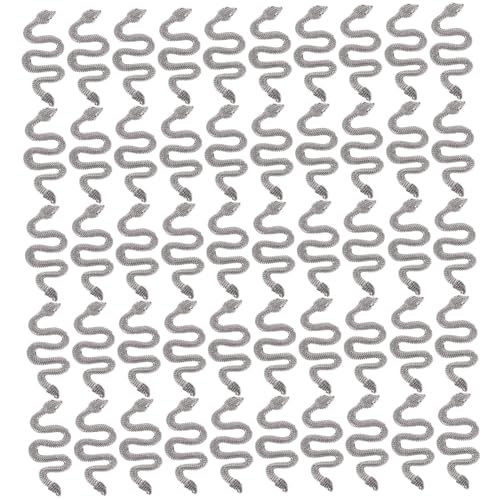 LOLIPPYY 50 Stück Teiliges Metall Snake Nail Charms Einzigartige Schlangenform Nagelkunst Dekoration Retro Stil Metall Nail Charms Einfach Anzuwenden LOLIPPYY 50 Stück Teiliges Metall Snake Nail Charms Einzigartige Schlangenform Nagelkunst Dekoration Retro Stil Metall Nail Charms Einfach Anzuwenden von LOLIPPYY