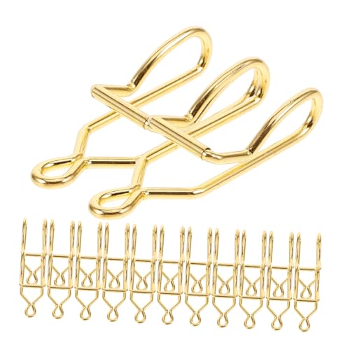LOLIPPYY 50 Stück Teiliges Stabile Eisendraht Karabiner Verschlussclips für Taschenuhrenketten DIY Zubehör Kompatibel mit Cowboy und Hosenketten Vielseitig Einsetzbar Langlebig Rostfrei von LOLIPPYY