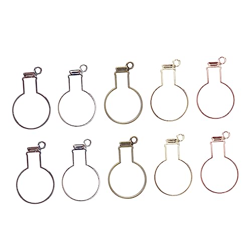 LOLIPPYY 50 Stück Uv-rahmen Für Treibende Flaschen Anhänger Für Die Schmuckherstellung Trendy Lünette Schmuckzubehör Reiz Schlüssel Bilderrahmen Hohle Harzrahmen Diy-schmuckfunde Legierung LOLIPPYY 50 Stück Uv-rahmen Für Treibende Flaschen Anhänger Für Die Schmuckherstellung Trendy Lünette Schmuckzubehör Reiz Schlüssel Bilderrahmen Hohle Harzrahmen Diy-schmuckfunde Legierung von LOLIPPYY