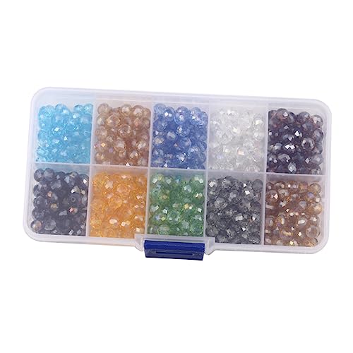 LOLIPPYY 500 Stück Facettierte Glasperlen Farben Briolette Perlen für Schmuckherstellung DIY Armbänder Ohrringe mit Organizer Box LOLIPPYY 500 Stück Facettierte Glasperlen Farben Briolette Perlen für Schmuckherstellung DIY Armbänder Ohrringe mit Organizer Box von LOLIPPYY