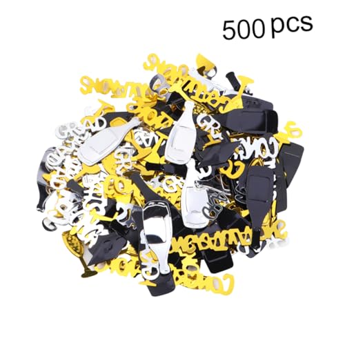 LOLIPPYY 500 Stück Graduation Konfetti Kreative Bunte Streudeko für Abschlussfeier Party Dekoration mit Gemischten Formen Zubehör für Festliche und Foto Requisiten LOLIPPYY 500 Stück Graduation Konfetti Kreative Bunte Streudeko für Abschlussfeier Party Dekoration mit Gemischten Formen Zubehör für Festliche und Foto Requisiten von LOLIPPYY