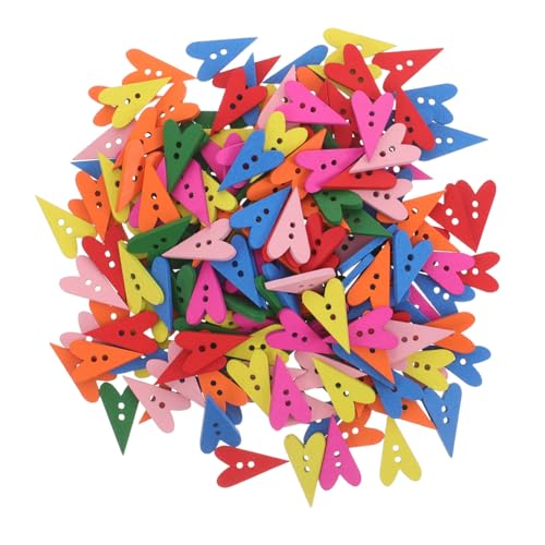LOLIPPYY 500 Stück Holzknöpfe Herzform Bunt Buttons für Diy Kleidung Bastelprojekte Scrapbooking Handgemachte Geschenke LOLIPPYY 500 Stück Holzknöpfe Herzform Bunt Buttons für Diy Kleidung Bastelprojekte Scrapbooking Handgemachte Geschenke von LOLIPPYY