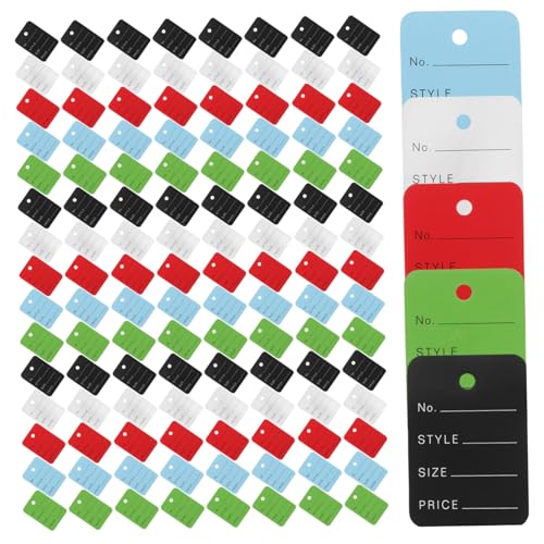 LOLIPPYY 500 Stück Mehrfarben Blanko Preisschilder Kleine Etiketten Schnur Schreibbare Anhänger für Kleidung Schmuck Taschen Verkaufsanzeigen LOLIPPYY 500 Stück Mehrfarben Blanko Preisschilder Kleine Etiketten Schnur Schreibbare Anhänger für Kleidung Schmuck Taschen Verkaufsanzeigen von LOLIPPYY