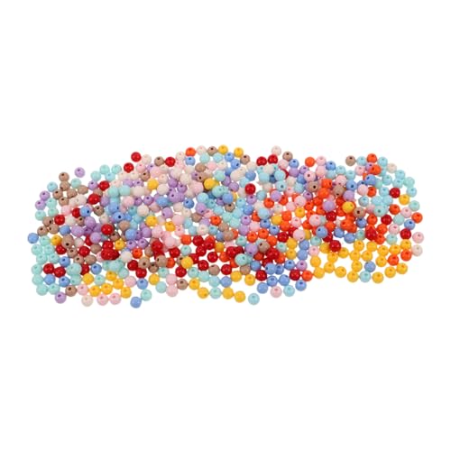 LOLIPPYY 500 Stück Rund Acrylperlen Bunte Einfarbige Bastelperlen Große Spacer Charm Für DIY Schmuck Armbänder Halsketten Telefonketten LOLIPPYY 500 Stück Rund Acrylperlen Bunte Einfarbige Bastelperlen Große Spacer Charm Für DIY Schmuck Armbänder Halsketten Telefonketten von LOLIPPYY