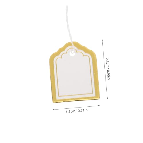 LOLIPPYY 500 Stück Schmuck Preisschilder mit Faden Weiß Blanko Anhänger für Uhren Kleidung Halsketten Ringe Handgeschriebene Etiketten zur Warenkennzeichnung und Inventurverwaltung LOLIPPYY 500 Stück Schmuck Preisschilder mit Faden Weiß Blanko Anhänger für Uhren Kleidung Halsketten Ringe Handgeschriebene Etiketten zur Warenkennzeichnung und Inventurverwaltung von LOLIPPYY